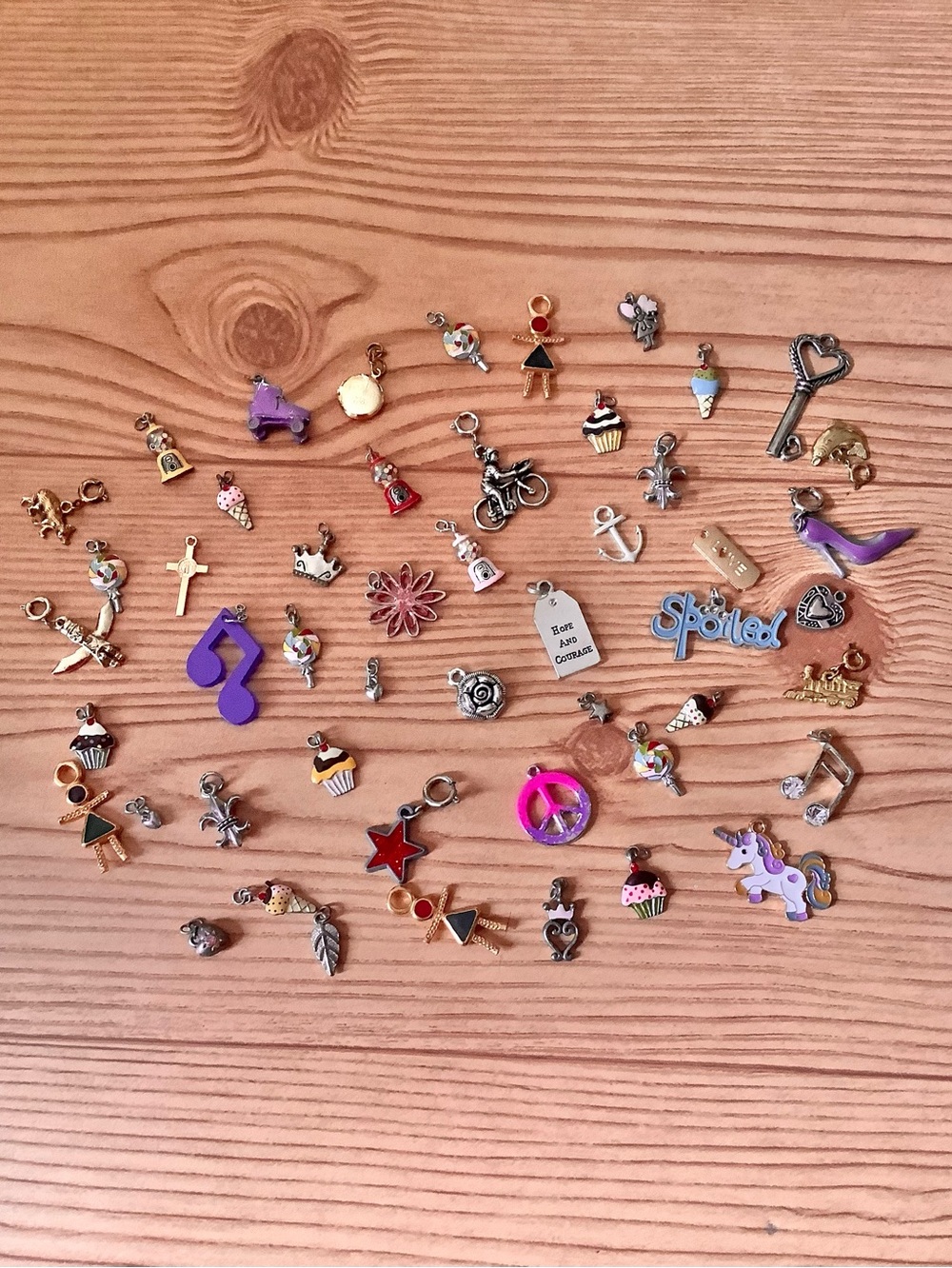 50 Assorted Vintage Charms